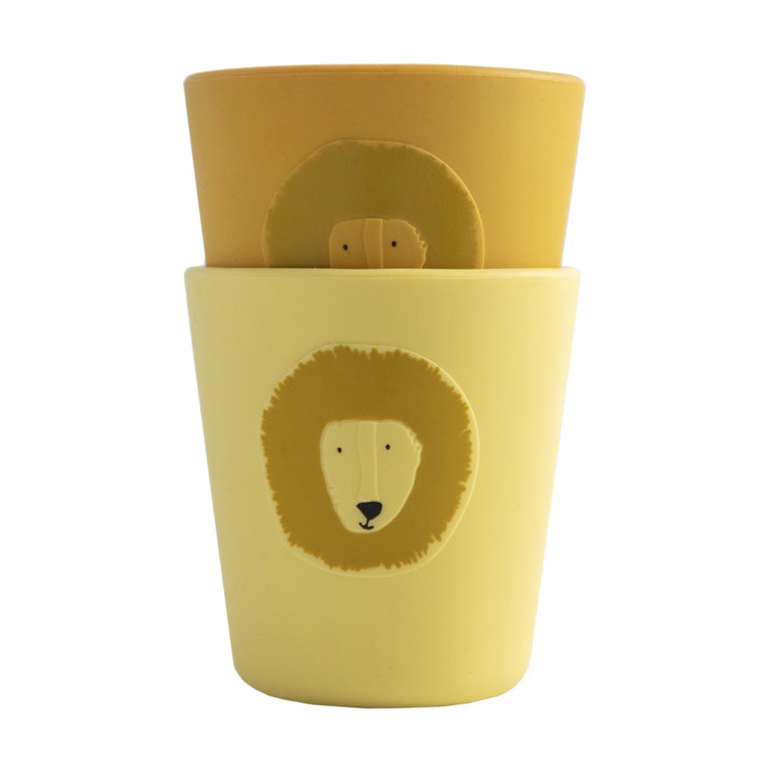 Silikon Becher 2-pack - Mr. Lion